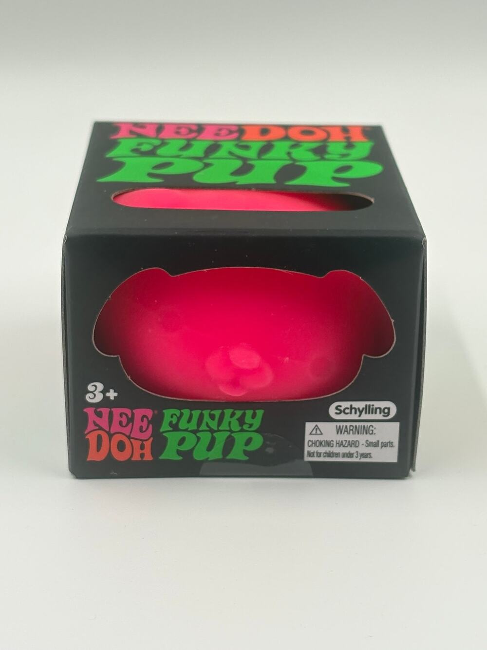 NeeDoh Funky Pup Pink Dog Squishy Sensory Fidget Toy Schylling NEW